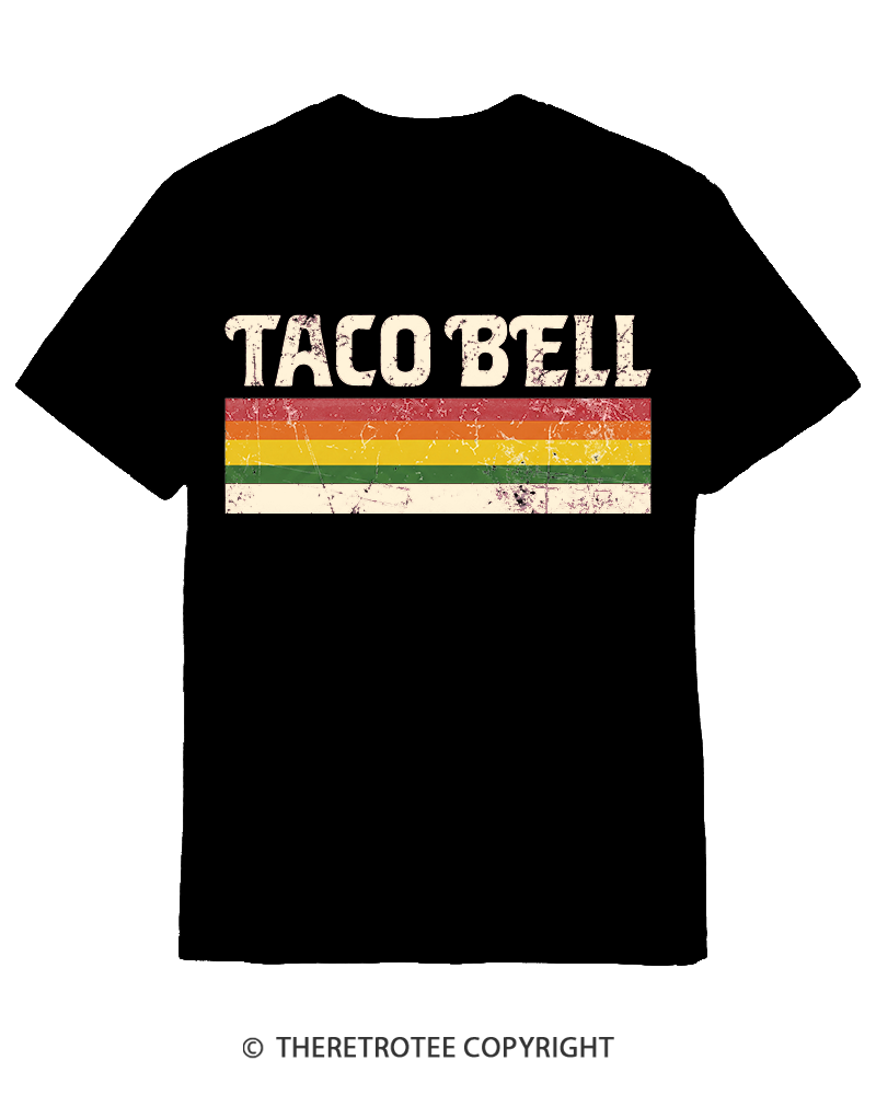 TheRetroTee Vintage Taco Paper Cotton T-Shirt