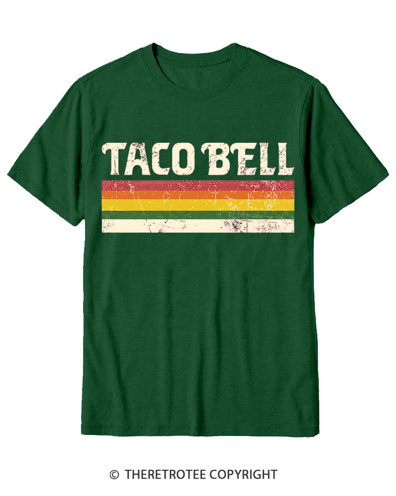 TheRetroTee Vintage Taco Paper Cotton T-Shirt