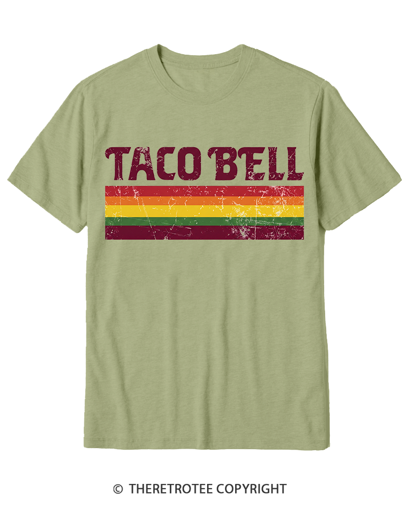 TheRetroTee Vintage Taco Paper Cotton T-Shirt