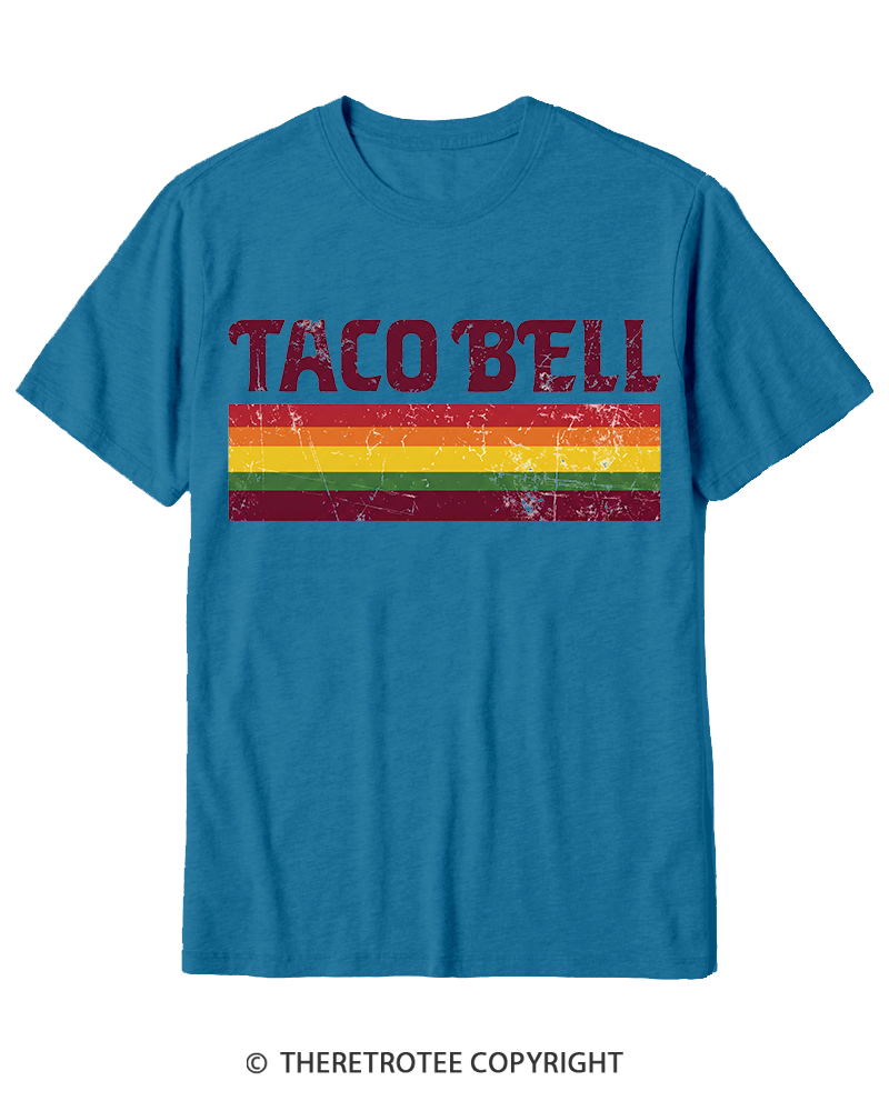 TheRetroTee Vintage Taco Paper Cotton T-Shirt