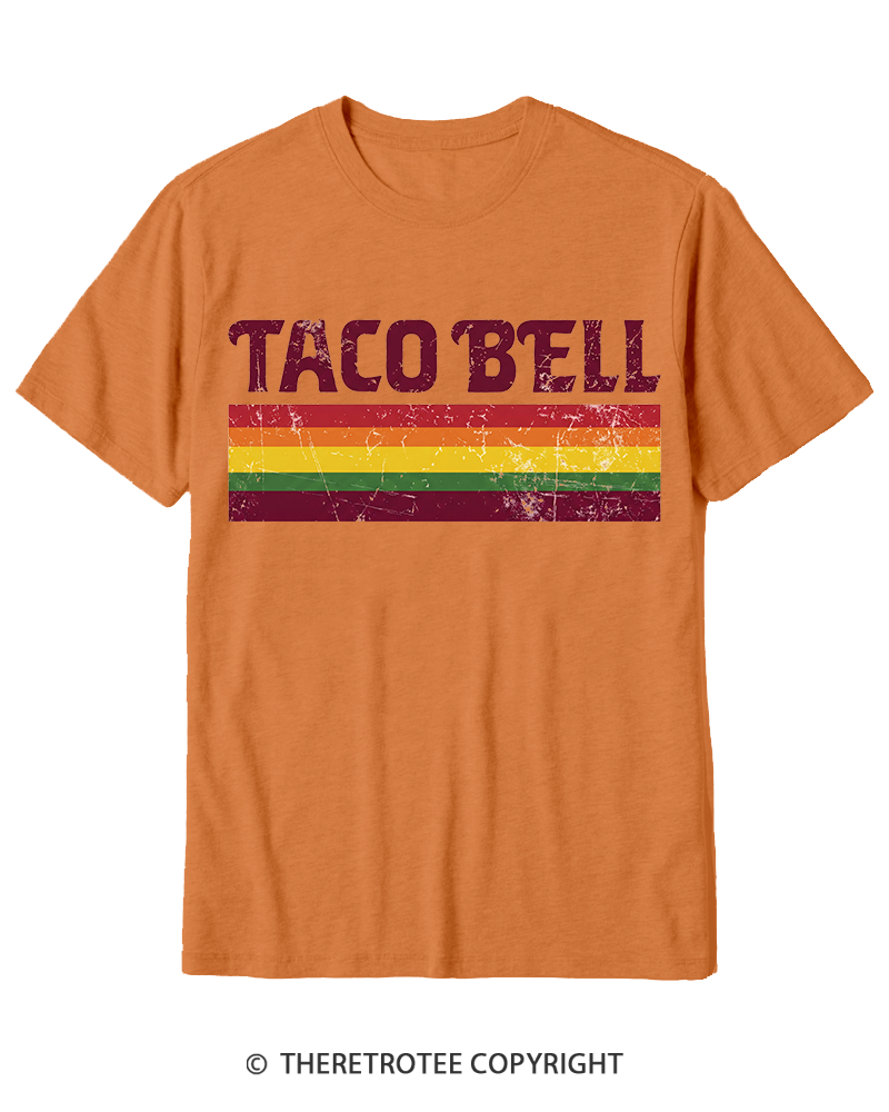 TheRetroTee Vintage Taco Paper Cotton T-Shirt