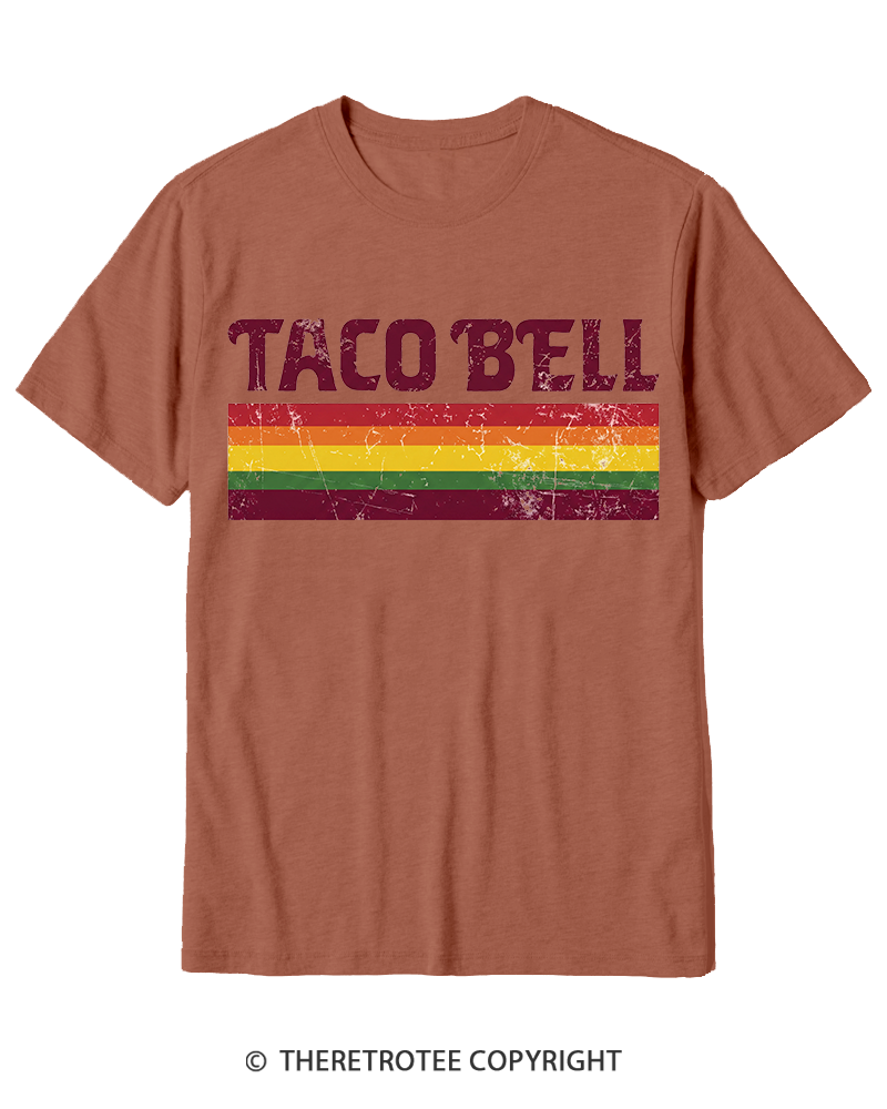 TheRetroTee Vintage Taco Paper Cotton T-Shirt