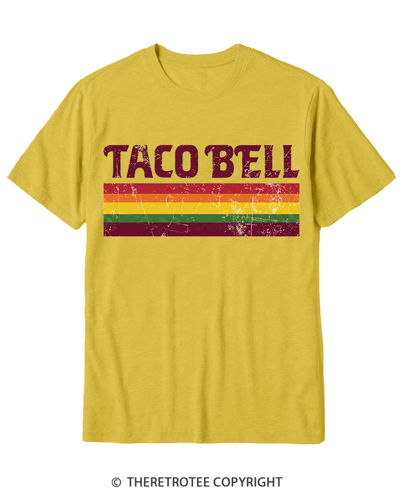 TheRetroTee Vintage Taco Paper Cotton T-Shirt