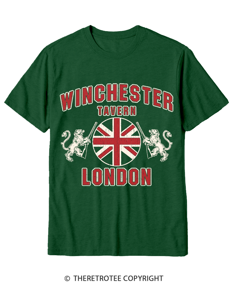 TheRetroTee Winchester Tavern 2000s Cotton T-Shirt