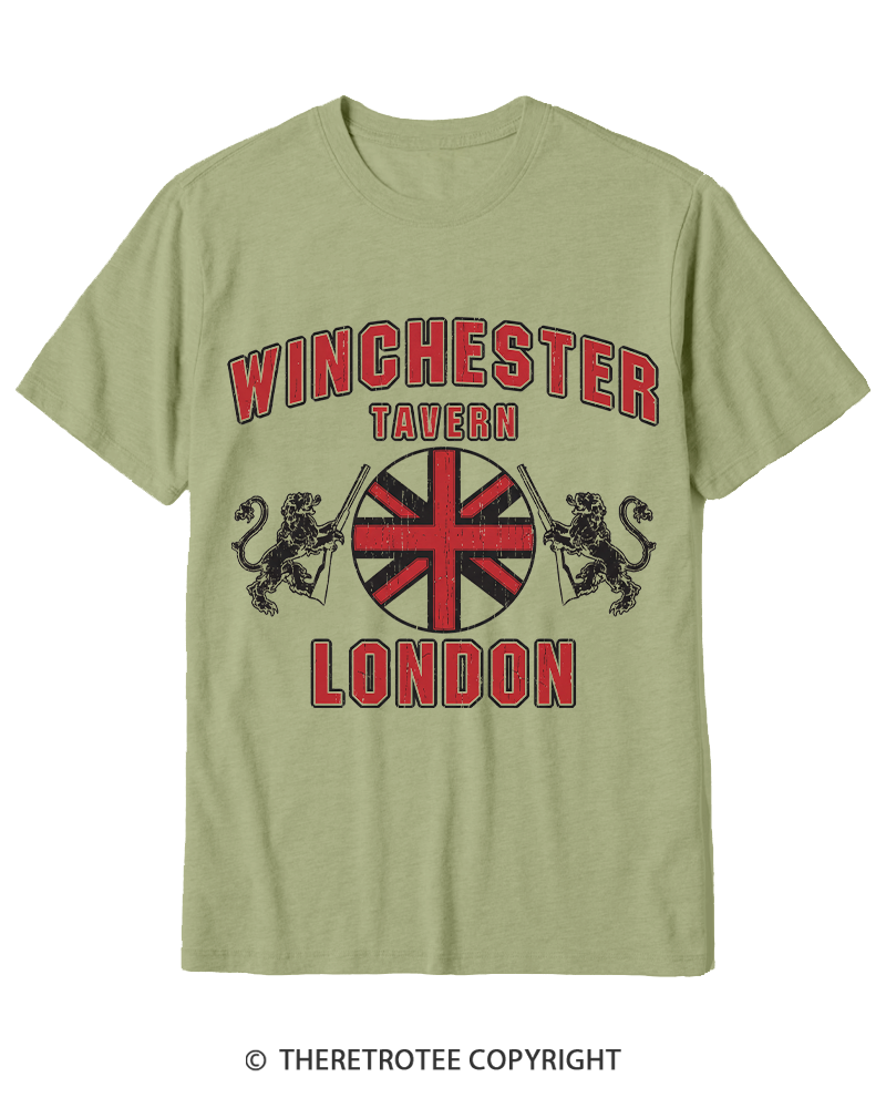 TheRetroTee Winchester Tavern 2000s Cotton T-Shirt