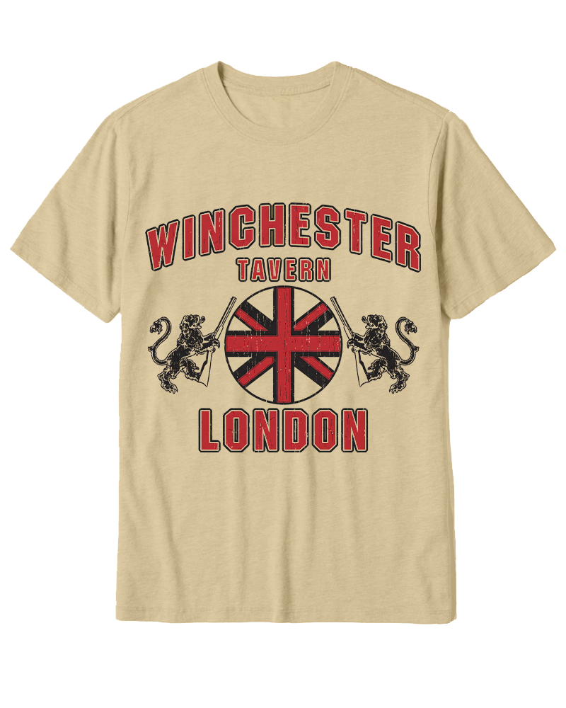 TheRetroTee Winchester Tavern 2000s Cotton T-Shirt