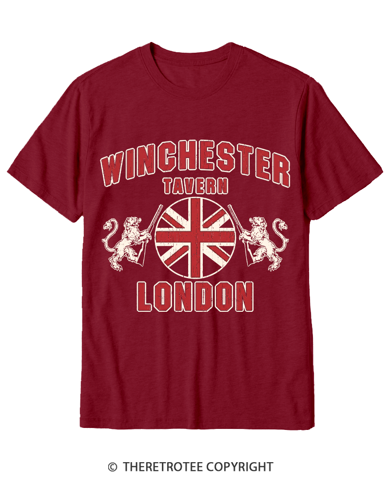 TheRetroTee Winchester Tavern 2000s Cotton T-Shirt