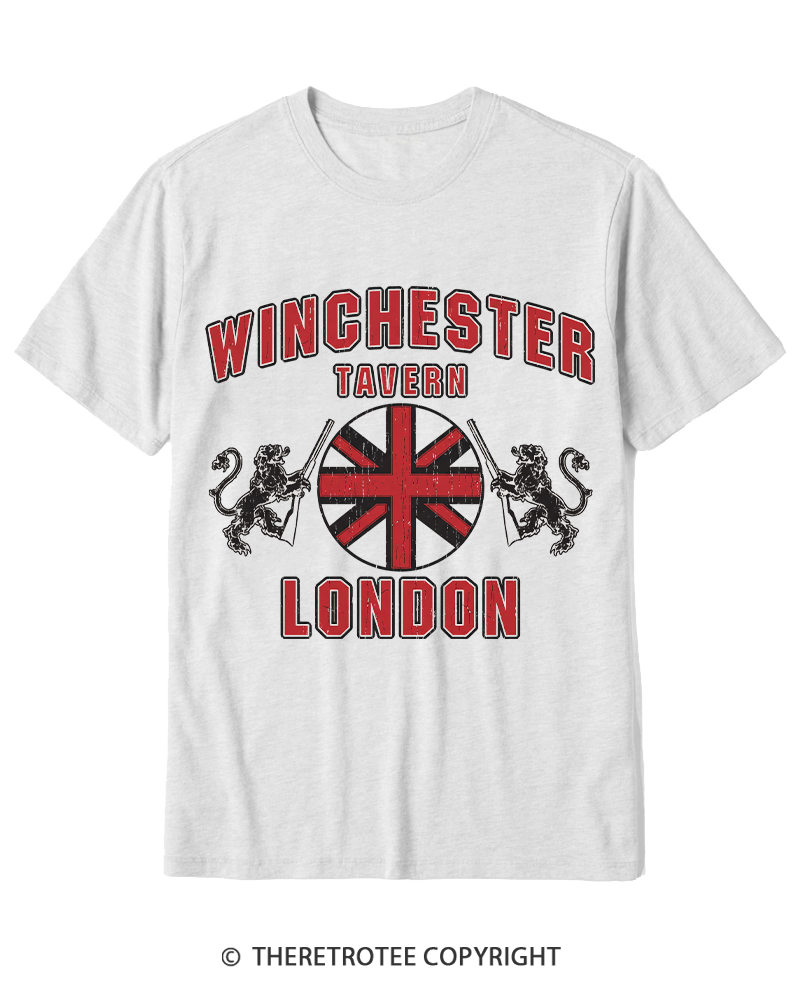 TheRetroTee Winchester Tavern 2000s Cotton T-Shirt