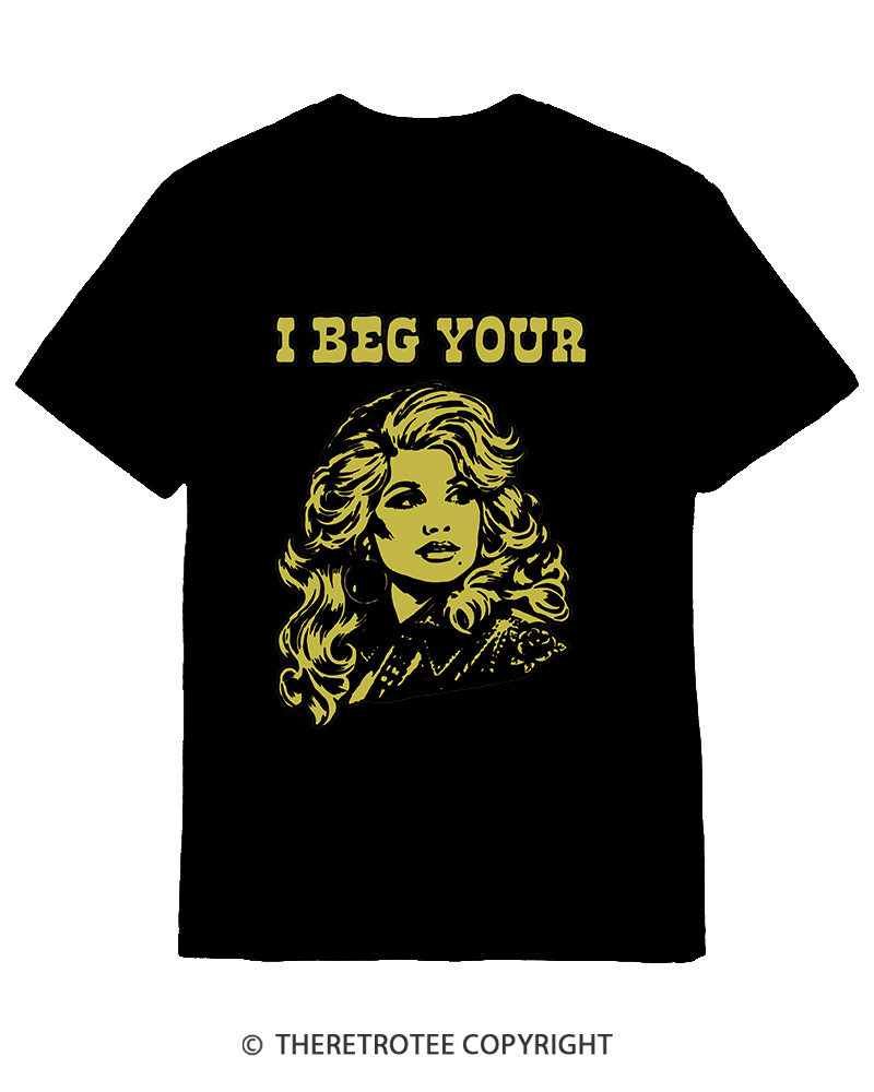 TheRetroTee I Beg Your 1970s Cotton T-Shirt