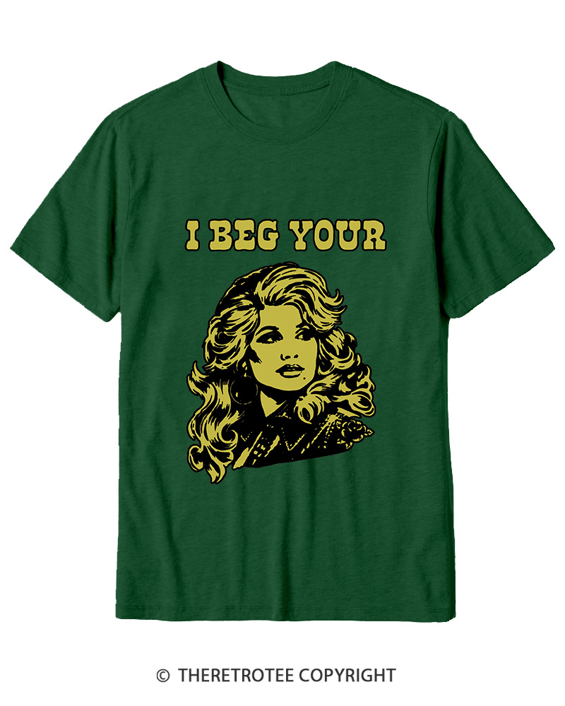 TheRetroTee I Beg Your 1970s Cotton T-Shirt