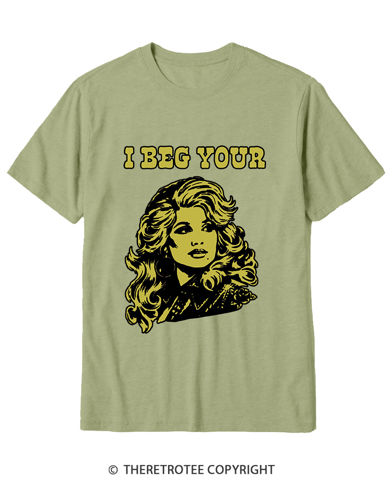 TheRetroTee I Beg Your 1970s Cotton T-Shirt