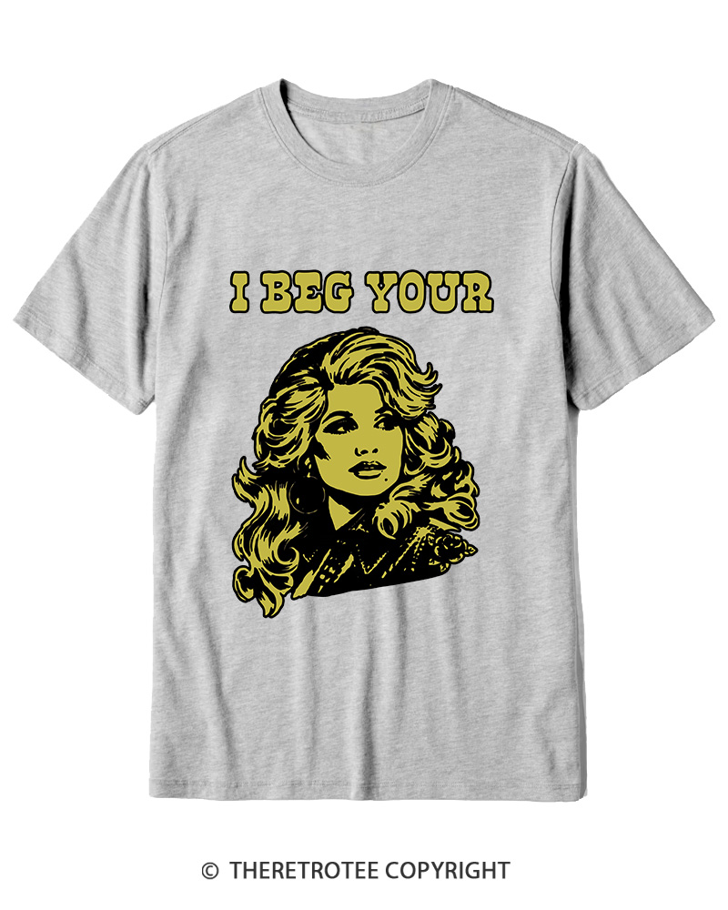 TheRetroTee I Beg Your 1970s Cotton T-Shirt