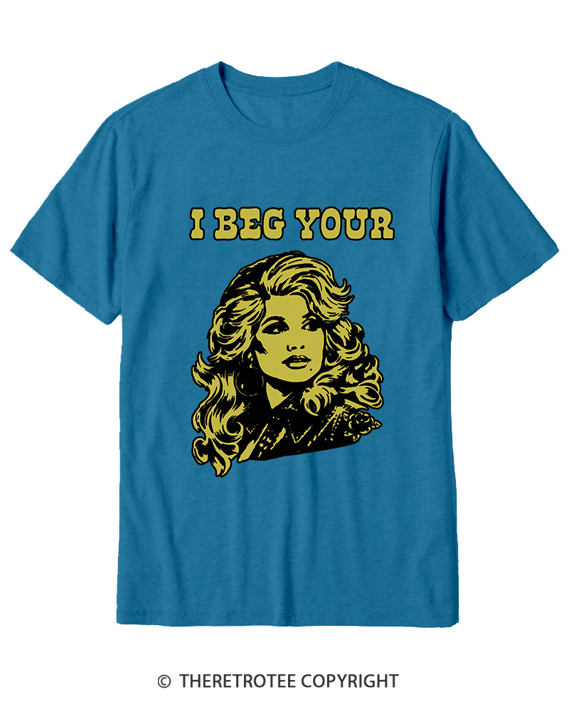 TheRetroTee I Beg Your 1970s Cotton T-Shirt
