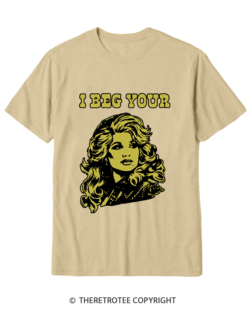 TheRetroTee I Beg Your 1970s Cotton T-Shirt