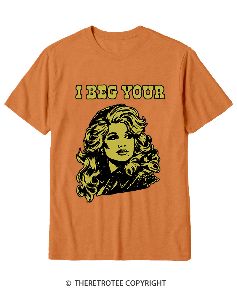 TheRetroTee I Beg Your 1970s Cotton T-Shirt