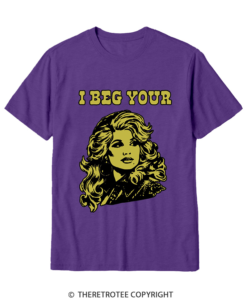 TheRetroTee I Beg Your 1970s Cotton T-Shirt