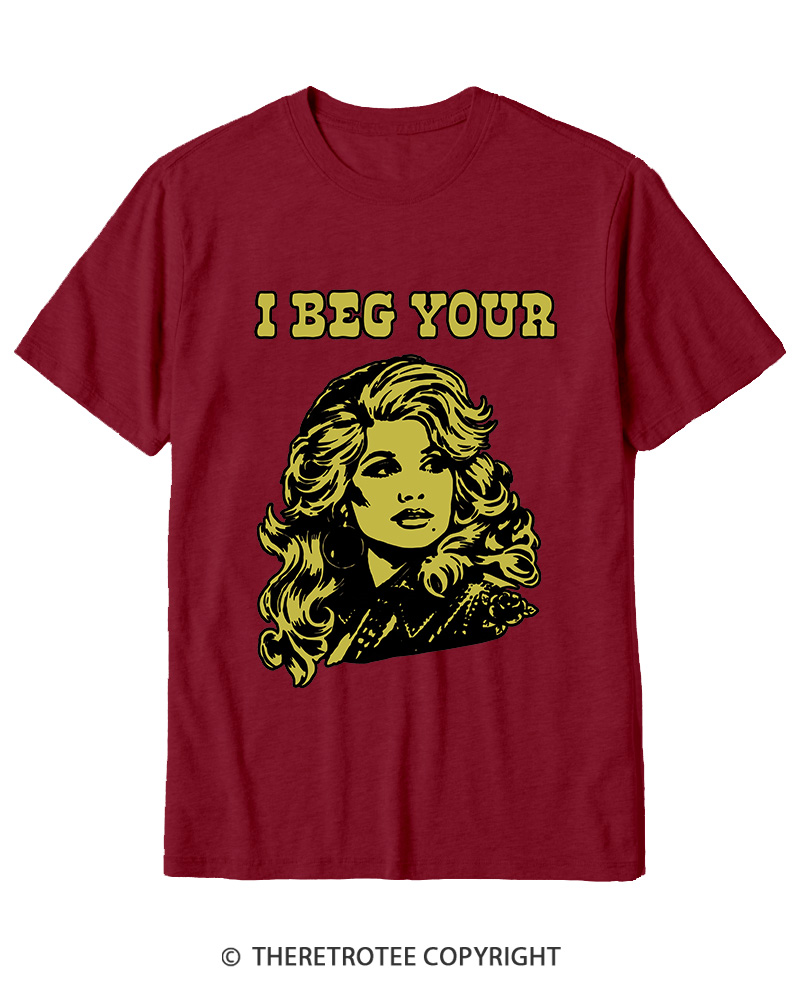 TheRetroTee I Beg Your 1970s Cotton T-Shirt