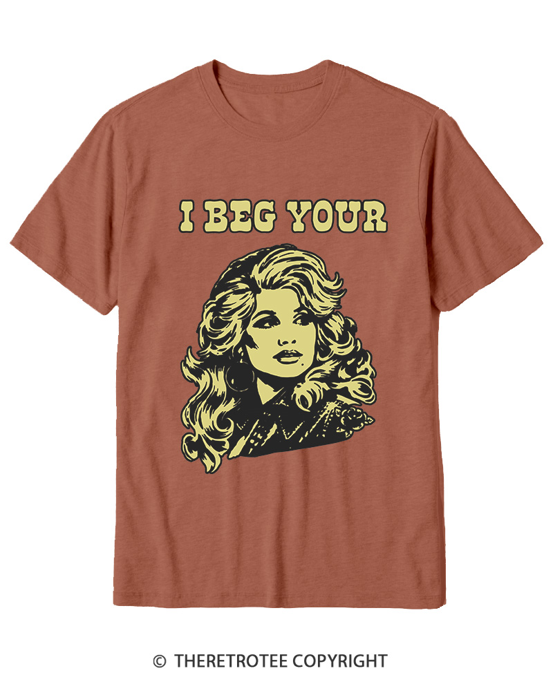 TheRetroTee I Beg Your 1970s Cotton T-Shirt