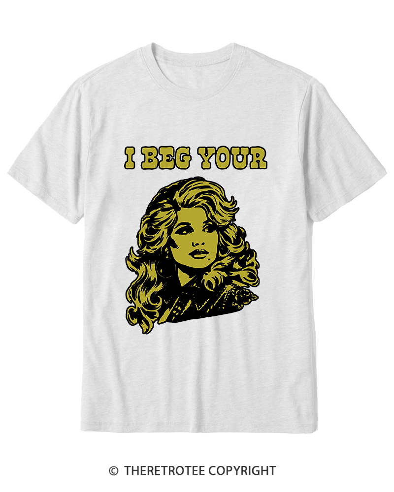 TheRetroTee I Beg Your 1970s Cotton T-Shirt