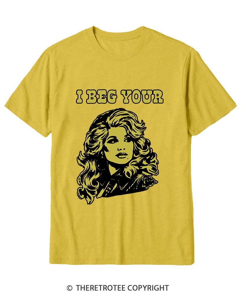 TheRetroTee I Beg Your 1970s Cotton T-Shirt