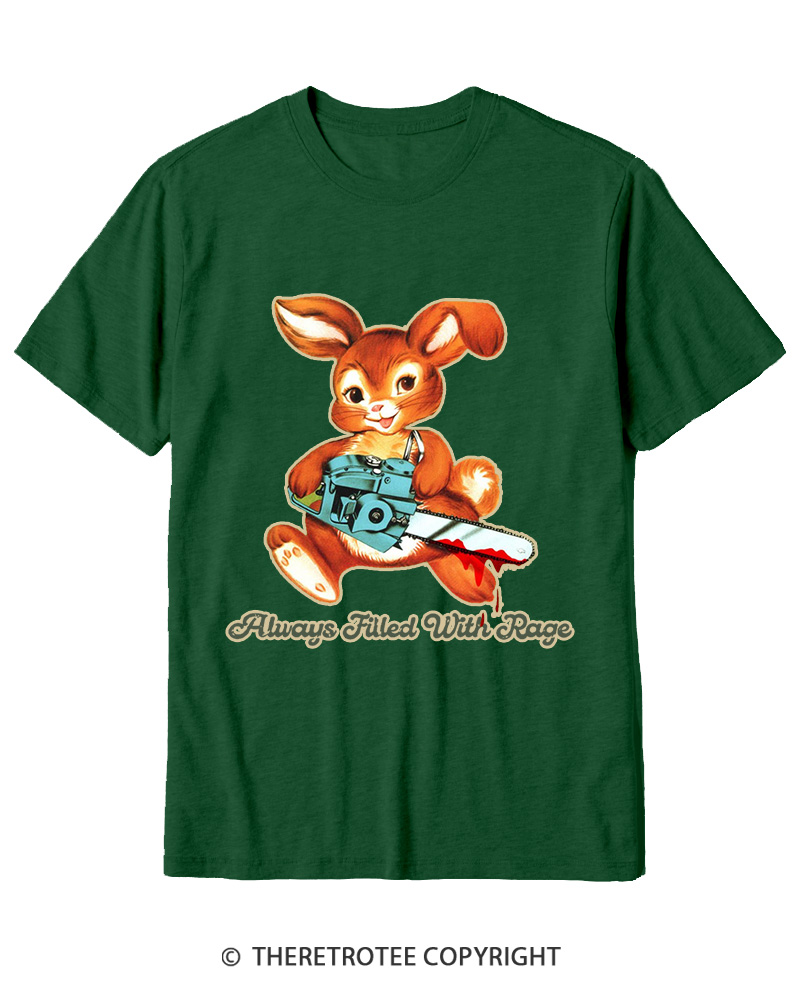 TheRetroTee Always Filled With Rage 1950s Cotton T-Shirt