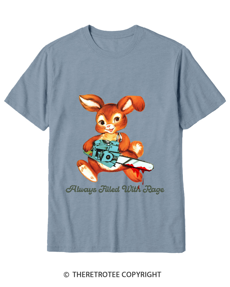 TheRetroTee Always Filled With Rage 1950s Cotton T-Shirt