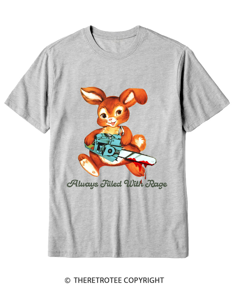 TheRetroTee Always Filled With Rage 1950s Cotton T-Shirt