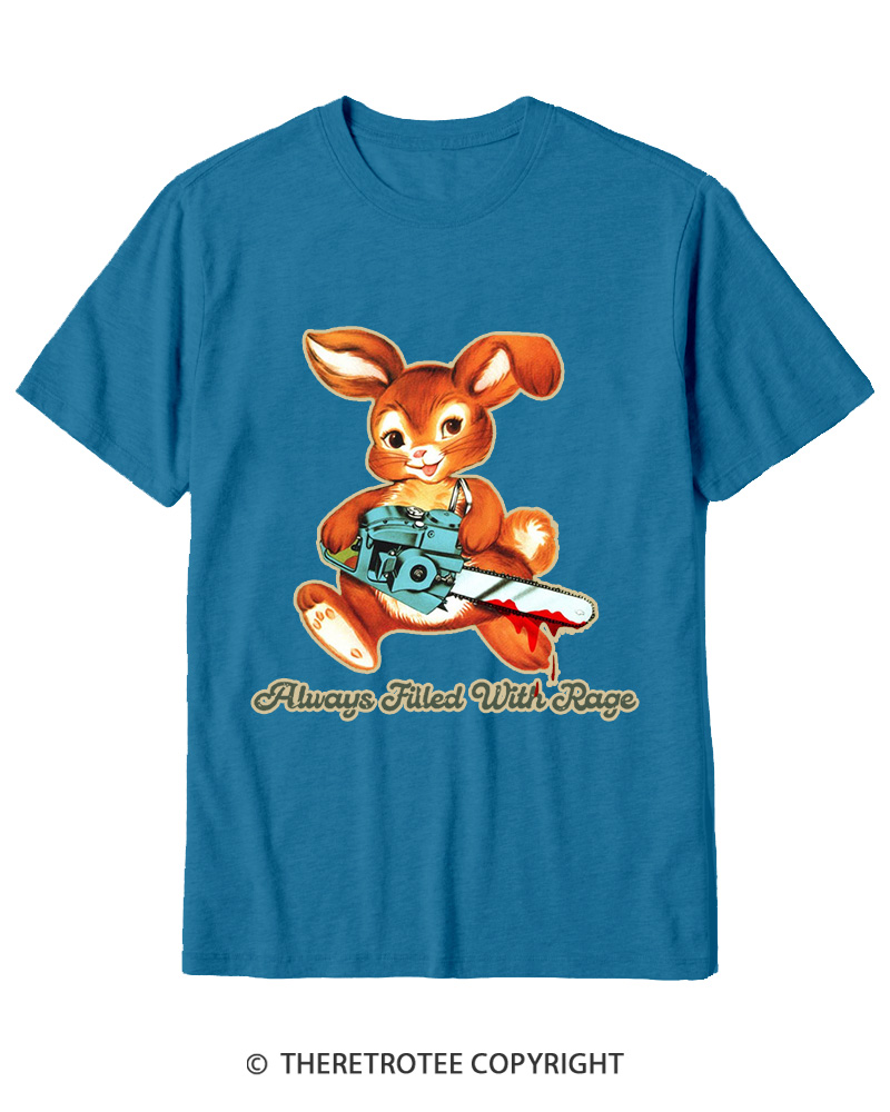 TheRetroTee Always Filled With Rage 1950s Cotton T-Shirt