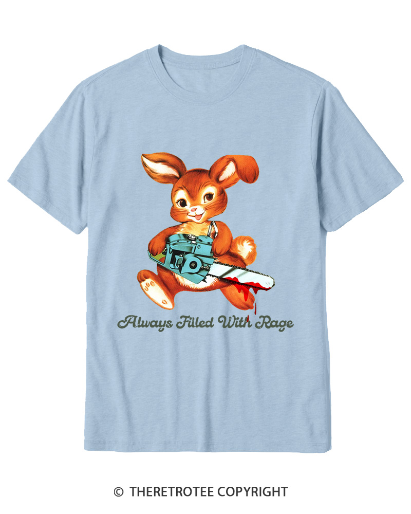 TheRetroTee Always Filled With Rage 1950s Cotton T-Shirt