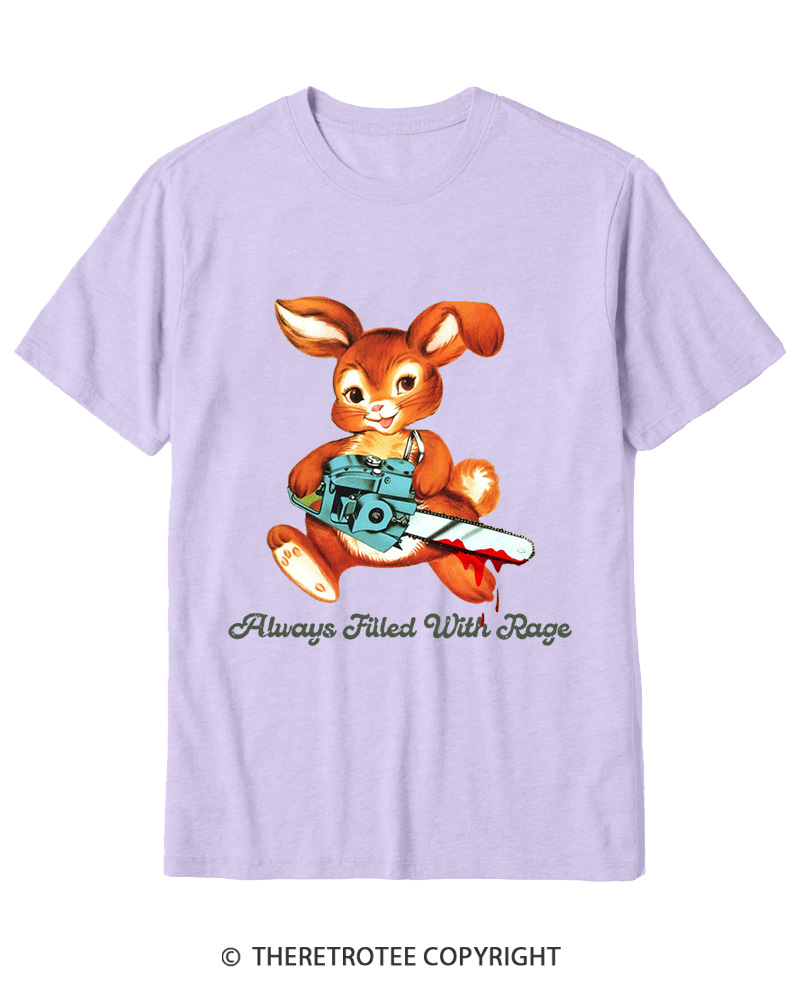 TheRetroTee Always Filled With Rage 1950s Cotton T-Shirt
