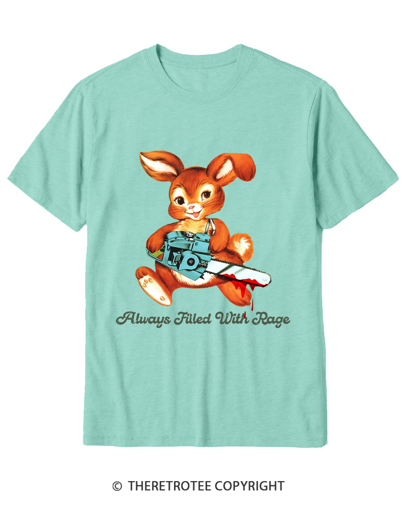 TheRetroTee Always Filled With Rage 1950s Cotton T-Shirt