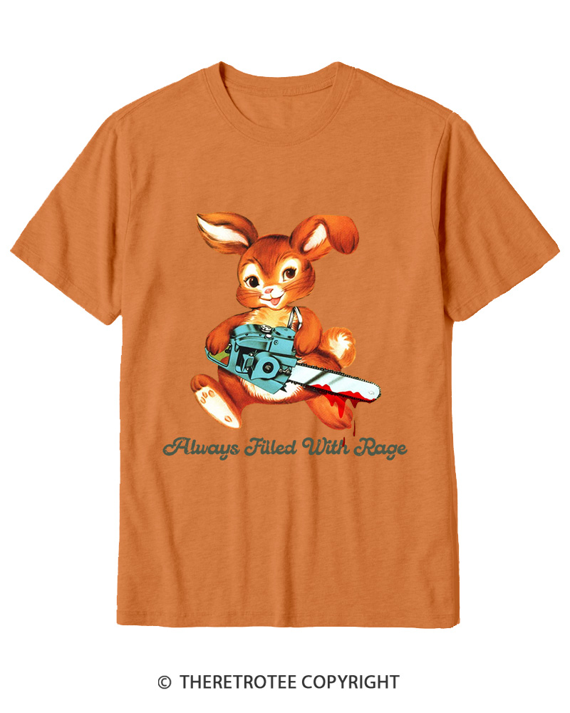 TheRetroTee Always Filled With Rage 1950s Cotton T-Shirt