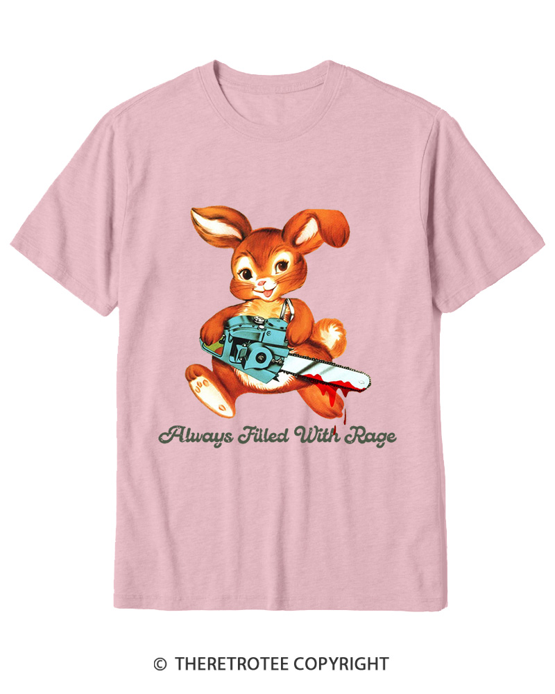 TheRetroTee Always Filled With Rage 1950s Cotton T-Shirt