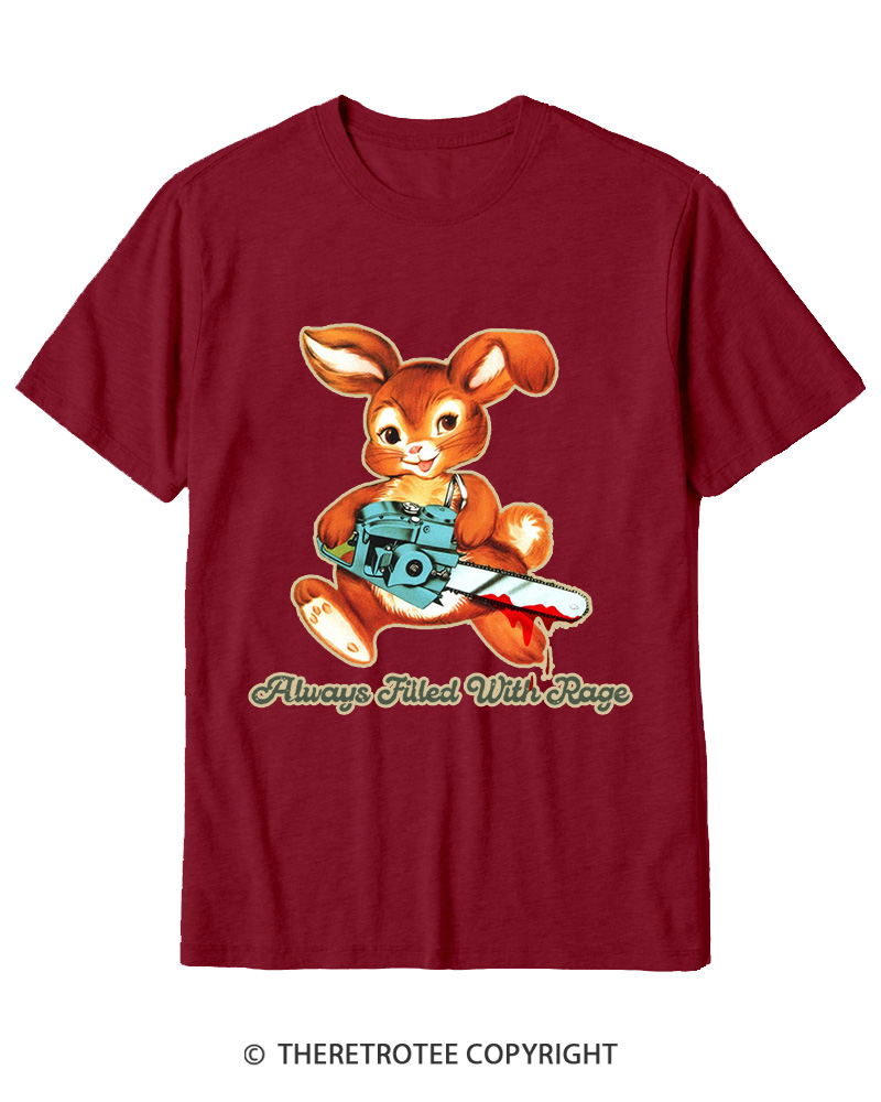 TheRetroTee Always Filled With Rage 1950s Cotton T-Shirt