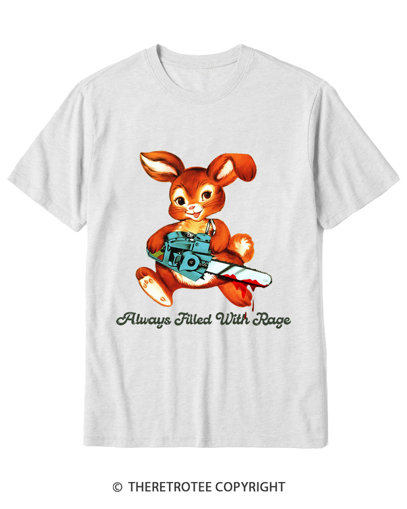 TheRetroTee Always Filled With Rage 1950s Cotton T-Shirt