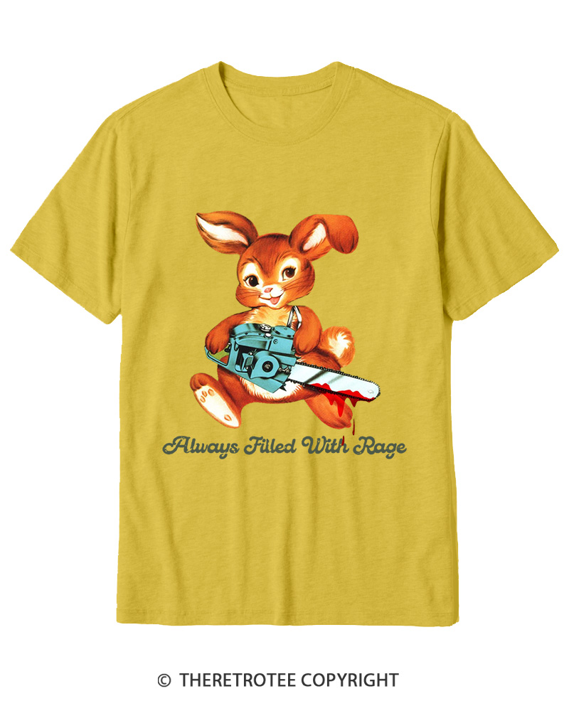 TheRetroTee Always Filled With Rage 1950s Cotton T-Shirt