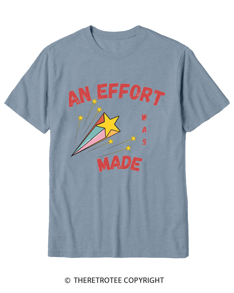 TheRetroTee An Effort Was Made 1970s Cotton T-Shirt