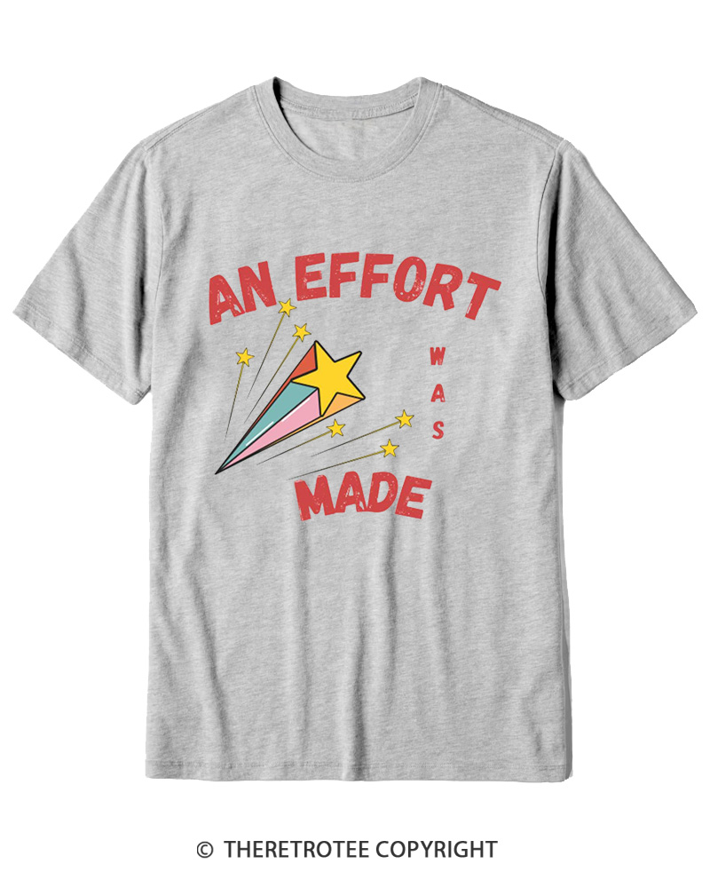 TheRetroTee An Effort Was Made 1970s Cotton T-Shirt