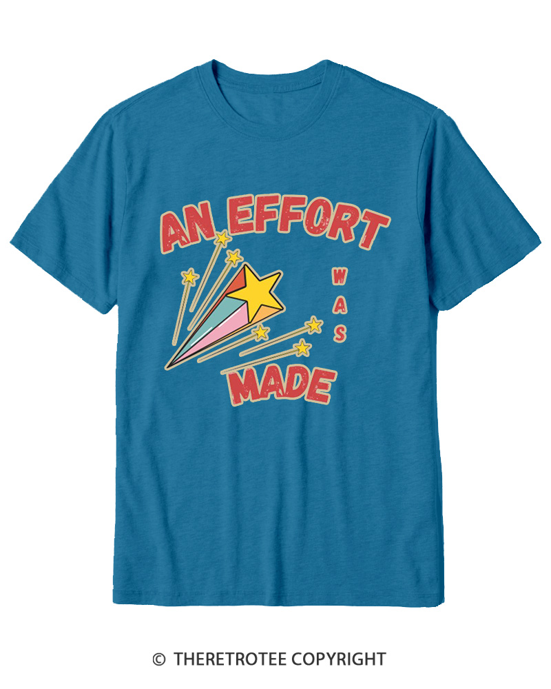 TheRetroTee An Effort Was Made 1970s Cotton T-Shirt