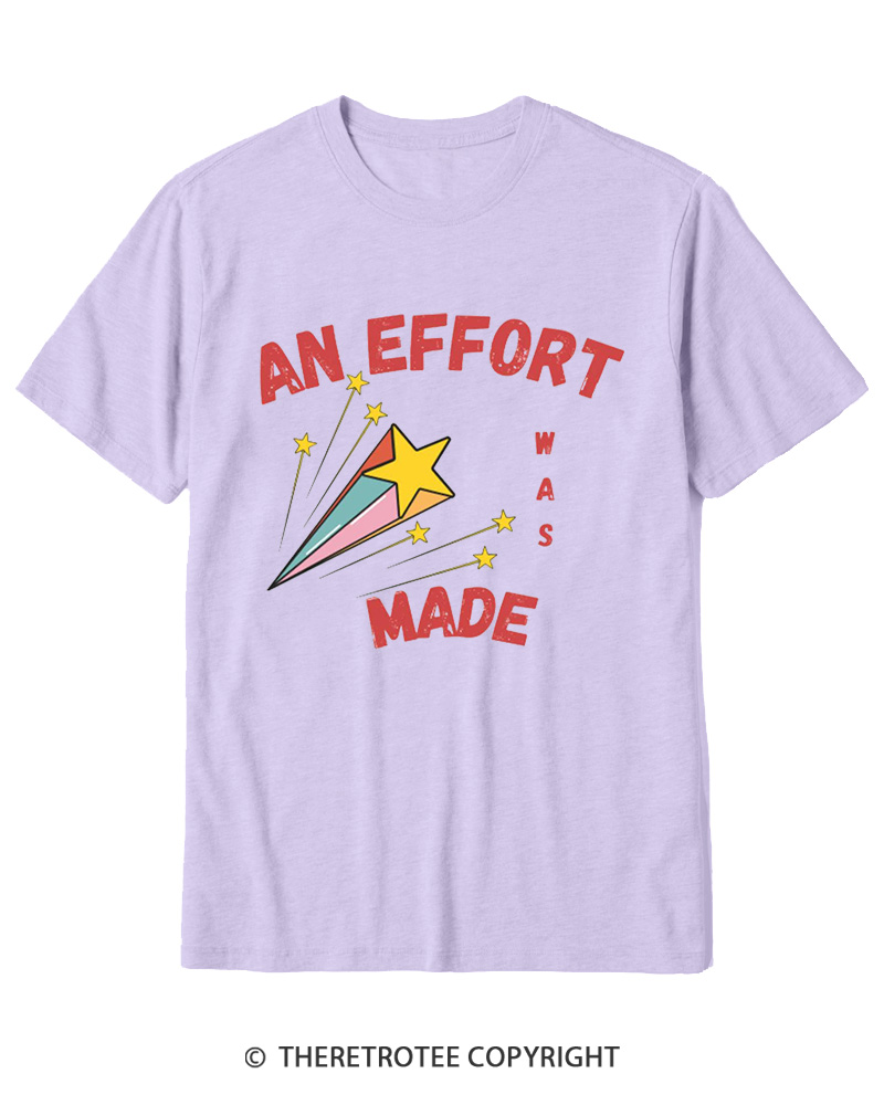 TheRetroTee An Effort Was Made 1970s Cotton T-Shirt