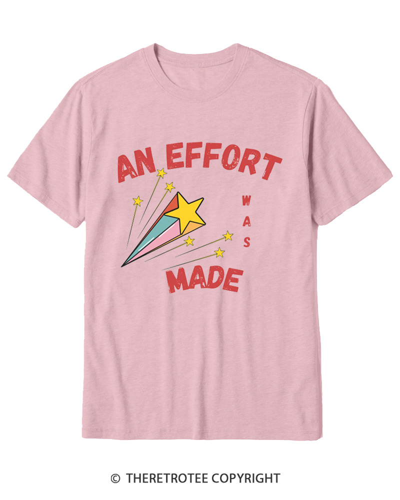 TheRetroTee An Effort Was Made 1970s Cotton T-Shirt