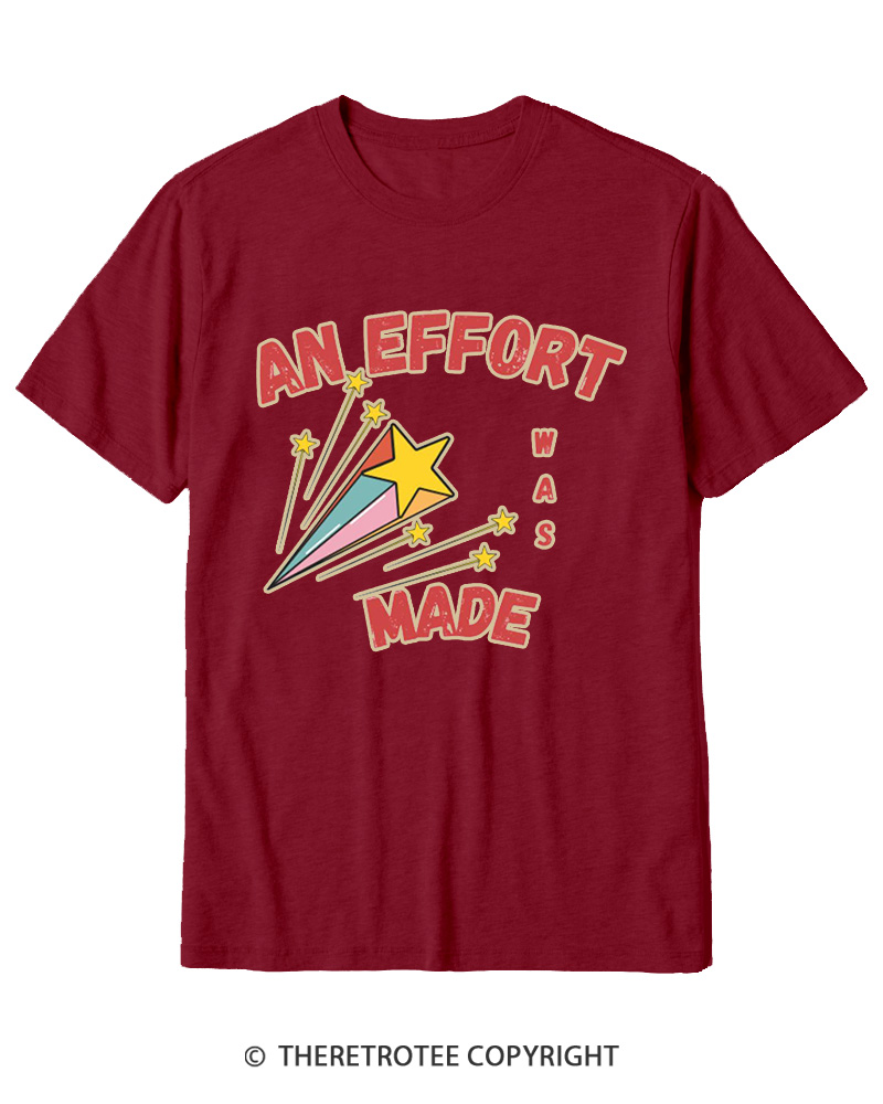 TheRetroTee An Effort Was Made 1970s Cotton T-Shirt