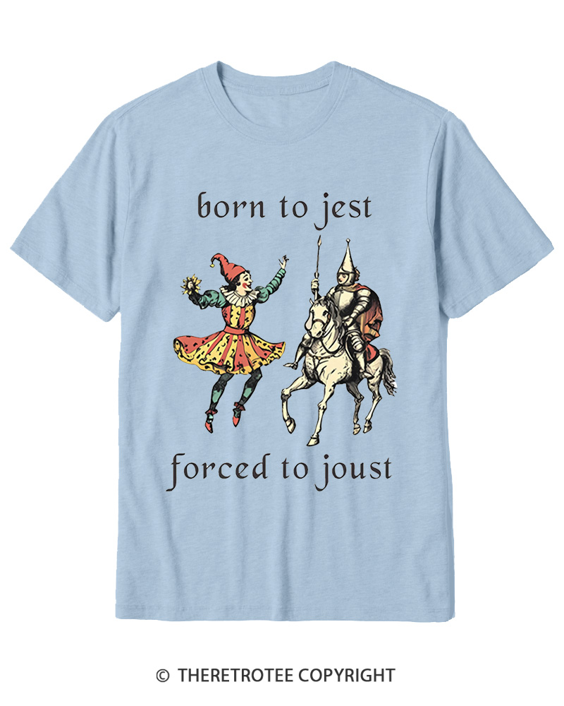 TheRetroTee Born To Jest_ Cotton T-Shirt