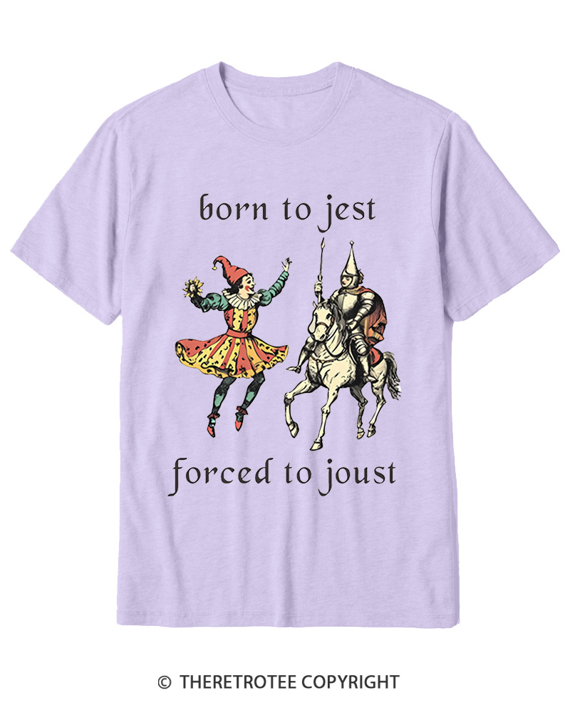 TheRetroTee Born To Jest_ Cotton T-Shirt