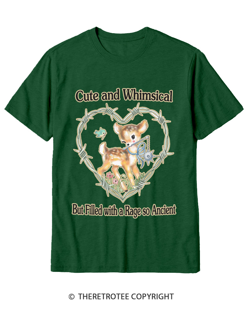TheRetroTee Cute And Whimsical 1970s Cotton T-Shirt