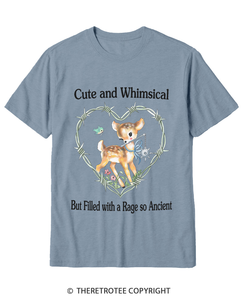 TheRetroTee Cute And Whimsical 1970s Cotton T-Shirt