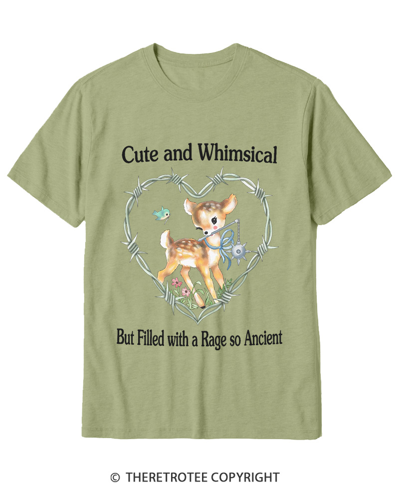 TheRetroTee Cute And Whimsical 1970s Cotton T-Shirt