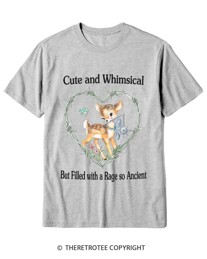 TheRetroTee Cute And Whimsical 1970s Cotton T-Shirt