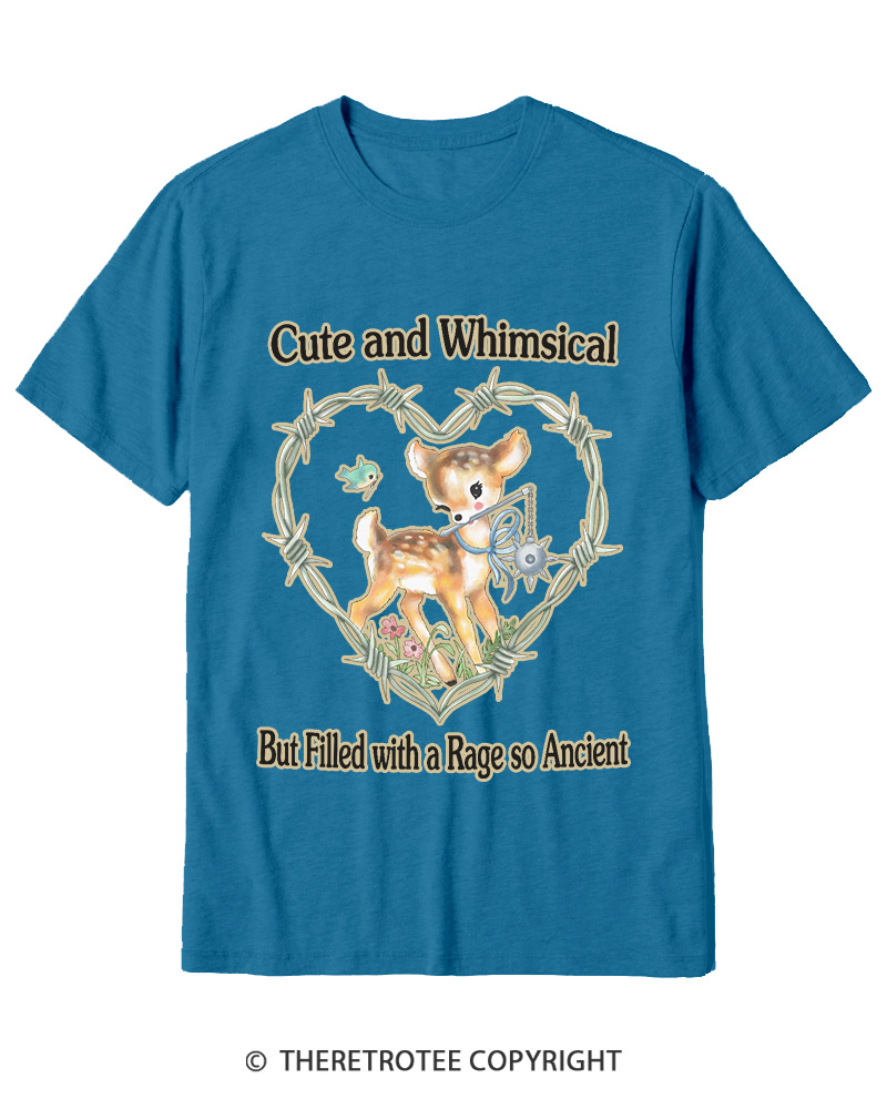 TheRetroTee Cute And Whimsical 1970s Cotton T-Shirt