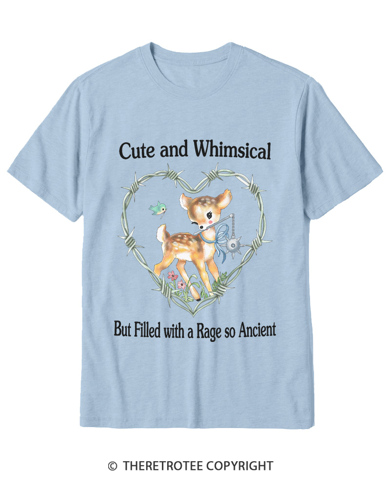 TheRetroTee Cute And Whimsical 1970s Cotton T-Shirt